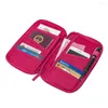 Storage Bags Travel Wallet Family Passport Holder Creative Waterproof Document Case Ticket Organizer Multi-Function Bag Cardholder