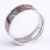 Wedding Rings Wholesale Simple And Elegant Stainless Steel Ring With Wood Design Men Promise