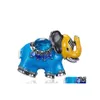 Pinnen broches mode sieraden cartoon olifant broche rhinestone colorf glazuur drop levering dhack