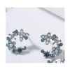 Stud Selling Fashion Wreath Ear Earrings Sier Needle 494 Q2 Drop Delivery Jewelry Dhmly