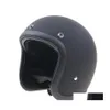 Мотоциклетные шлемы Японский низкопрофильный шлем 500Tx Cafe Racer Корпус из стекловолокна Легкий вес Vintage Motorcycle1 Drop Delivery Mobi Dhil4