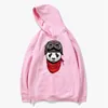 Erkek Hoodies Eşarp Pilot Panda Uzun Kollu Kapüşonlu Sweatshirt Erkek Kapşon Terzyolu Ter Palto Günlük Spor Giyim MWT099