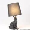 Table Lamps Modern Animals LED Nordic Bedroom Bedside Lamp Living Room Decoration Lights Resin Industrial Luminaire