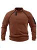 Mens Hoodies Sweatshirts PFNW Stand Collar Mens Solid Color Sweater Spring Autumnn Loose Outdoor Warm Breathable Tactical Casual Fashion Tops 12A5332 230114