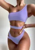 Women's Swimwear Women Sexy One Piece Swimsuit High Cut Shoulder Push Up Monokini Bathing Suits Summer Beach Swim Wear