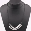Pendant Necklaces Gothic Vintage Long Chain Choker Necklace Abstract Design Collar For Women Men Fashion Jewelry Accessories