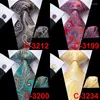 Cravates d'arc Hi-Tie Soie pour hommes Luxe Paisley Cravate Hanky Boutons de manchette Set Mode Hommes Mariage Party Business Cravate Marque Mens