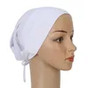 Beanies Beanie/Skull Caps Women Solid Color Inner Muslim Turban Islam Underscarf Undercap Bonnet Soft Stretch Hijabs Tube Turbante Female