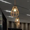 Lampes suspendues American Retro Loft Corde Lumières Pot Café Bar Restaurant Boutique Créative Industrielle Une Personnalité