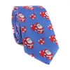 Bow Ties 2023 Men's Accessories slips Style Christmas Santa Claus Pattern Neck Party Gravatas Men 6cm