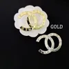bijoux de luxe femmes Marque designer broche double lettre broches broches femmes or argent broche crysatl perle strass cape boucle broches costume broche hommes broches