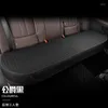 Housses de siège de voiture Coussin anti-dérapant en lin à carreaux trois pièces tout compris housse universelle quatre saisons