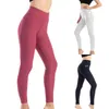 Yoga Outfit Leggings Sport Donna Fitness Pantaloni da tasca alla moda Elastico alto Sollevamento dell'anca Pantaloni da donna sottili e felpati