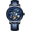 Montres-bracelets AILANG Montre mécanique pour hommes Automatique Creux Tourbillon Sport Étanche Montres Hommes Luxe Affaires Authentique 6811LM