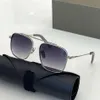 Man Sunglass Summer Oversizes Mach Okulary przeciwsłoneczne dla kobiet duże soczewki Osiem okulistów styl DLS-102 anty-ultrafiolet retro talerz pełna ramka modne okulary okulary losowe pudełko