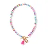 Anhänger Halsketten Laramoi Damen Halskette Böhmen Bunte O-Kette Muschel Quaste Charm Strand Party Schmuck Geschenk