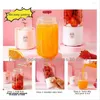 Juicers Portable Juice Extractor Electric Small Mug Fruit Separator Blender Stainless Steel Usb Wireless Rechargeable Mixer For Travel