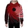 Men's Hoodies Amazon 2023 Personalized Spiral Pattern 3D Printed And Women's Fashion Hoodie