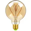 LED -glödlampa E27 Retro Love Filament 4W varm gul 220V 110V G95 Vintage Edison Lamp Home Decor