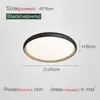 Plafondlampen Noordelijke ultradunne ronde slaapkamer LED-lamp Moderne Minimalistisch licht Luxe Designer Creative Study Living Room