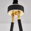 샹들리에 (Chandeliers)는 포스트 모던 라운드 타원형 타원형 샹들리에 조명 광선 서스펜션 서스펜션 조명 기간을위한 램프 램프 (Luminaire Lampen)