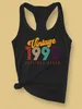 Damestanks Vintage mode Mode 90s Grafische zomertank Top Racerback Vest Verjaardag Moeder Dag Gift voor vrouwenkleding