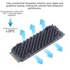Computer Coolings Copper Graphene Cooler M.2 NGFF SSD Solid State Hard Drive Heat Sink 2280 Desktop HDD Dedicated PCI-E NVME Radiator
