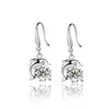 Dangle Boucles D'oreilles À La Mode 925 Bijoux En Argent Style Coréen Dauphin Forme Zircon Gemstone Drop Boucle D'oreille Pour Les Femmes De Mariage Promise Party Gift Cha