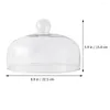 Bakgereedschap Coverdome Cake Display Clochebell Dessert Stand Covers Jar Cheese Clear Serving Tent Platter Tafelkleed Feestkeuken