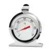 300c roestvrijstalen oven thermometer mini wijzerplaat stand -up temperatuurmeter keukengereedschap grill bbq warm voedsel naald