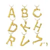 Pendentif Colliers Personnalisé Lettre Initiale Collier Femmes 26 Alphabet Or Serpent Chaîne Pour Dames S Mode Bijoux Cadeau Drop Del Otita