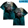 قمصان الرجال الجميلة قميص الكلب o القمصان الموضة للرجال/نساء قصيرة الأكمام الأطفال