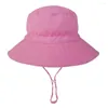 Berets 2023 Summer Baby Sun Hat Dzieci Outdoor Szyja Ucha Ucha anty-UV Ochrona plażowa czapki chłopięce dziewczyny