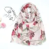 Eşarplar Sonbahar Moda Aztek Retro Patchwork Çiçek Püskül Viskoz Şallı Accan Bayan Baskı Yumuşak Yüksek Kaliteli Hijab ve Müslüman Sjaal