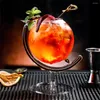 Wine Glasses 2023 Sell Design Bar Creative 330ml Round Globe Shape Vintage Cocktail Glass Cup