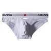 Underpants ADANNU Brand Men Underwear Sexy Briefs Modal Male Panties Cueca Tanga Hollow Comfortable Breathable Low Waist