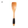 Plates Wood Rice Soup Dessert Spoon Traditional Wooden Spoons Large Long Handled Kids Coffee Tea Mixing Tableware Kitchen