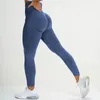 Aktywne spodnie wysokiej talii bezproblemowe spodni jogi naciśnij ciasne kobiety seksowne legginsy fitness sportowa dziewczyna na siłownię trening odzież