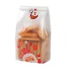 ギフトラップ50pcsサンタクロースクリスマスツリーエルクPVCバッグさまざまなパターンクリアバッグを焼くクッキーパッケージング