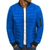 Masculino para baixo Zogaa Homens de inverno parka stand colar jackets quente decoração de bolso macho na manga de alta qualidade roupas de rua casual roupas