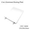 Carpets 250x200x20mm 220V 1400W Cast Aluminum Heating Plate High Temperature Band Heater For Press Machine Extruder Laminator