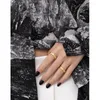 Cluster Rings SHANICE S925 Sterling Silver Open Ring Ins Minimalist Gold And Tin Foil Paper Pattern Geometric Round For Women