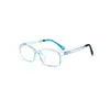 Solglasögon Fashion Kids Anti Blue Ray Glasses Ultralight Hållbart transparent skådespelerram som är lämplig för pojkar och flickor