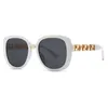 Zonnebrillen Europese en Amerikaanse modestraat Pography Large Frame Square Metal Foot Dames039S Zonneglassesunglasses4796295