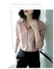 Frauen Blusen Shirts Blusas Mujer De Moda 2023 Lange Ärmel Solide Frauen Hohe Qualität Reine Baumwolle Wind Shirt Kleidung topsWomen's