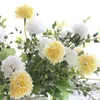 Fleurs décoratives Couronnes Artificielle Lilas Petit Bouquet Fleur De Soie Pour La Maison De Mariage Décoration Automne Décorations Faux Minuscule