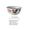 Bowls Ramen Bowl Chinese Retro Rooster Home El Chicken Milk Dessert Instant Noodle Salad