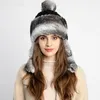 Berets Women Winter Est Outdoor Warm Fluffy Fleece Hats Faux Fur Earflap Ski Cap Casual Ear Protector Cover