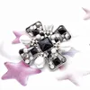 Broches CINDY XIANG arrivée perle croix baroque pour femmes accessoires de mode manteau bijoux couleur noire cadeau de mariage