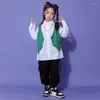 Stage Wear 2023 Enfants Street Dance Costume Hip Hop Vêtements Garçons Filles Chemise Gilet Pantalon Kpop Jazz Performance Outfit Concert BL9936